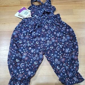 Nwt Baby Girl 3 Months Navy Floral Kids One Piece Overall Romper The New Society